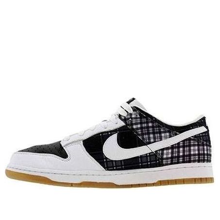 (WMNS) Nithtke Duthtnk Low Plaid White Black White/Black 308608-101