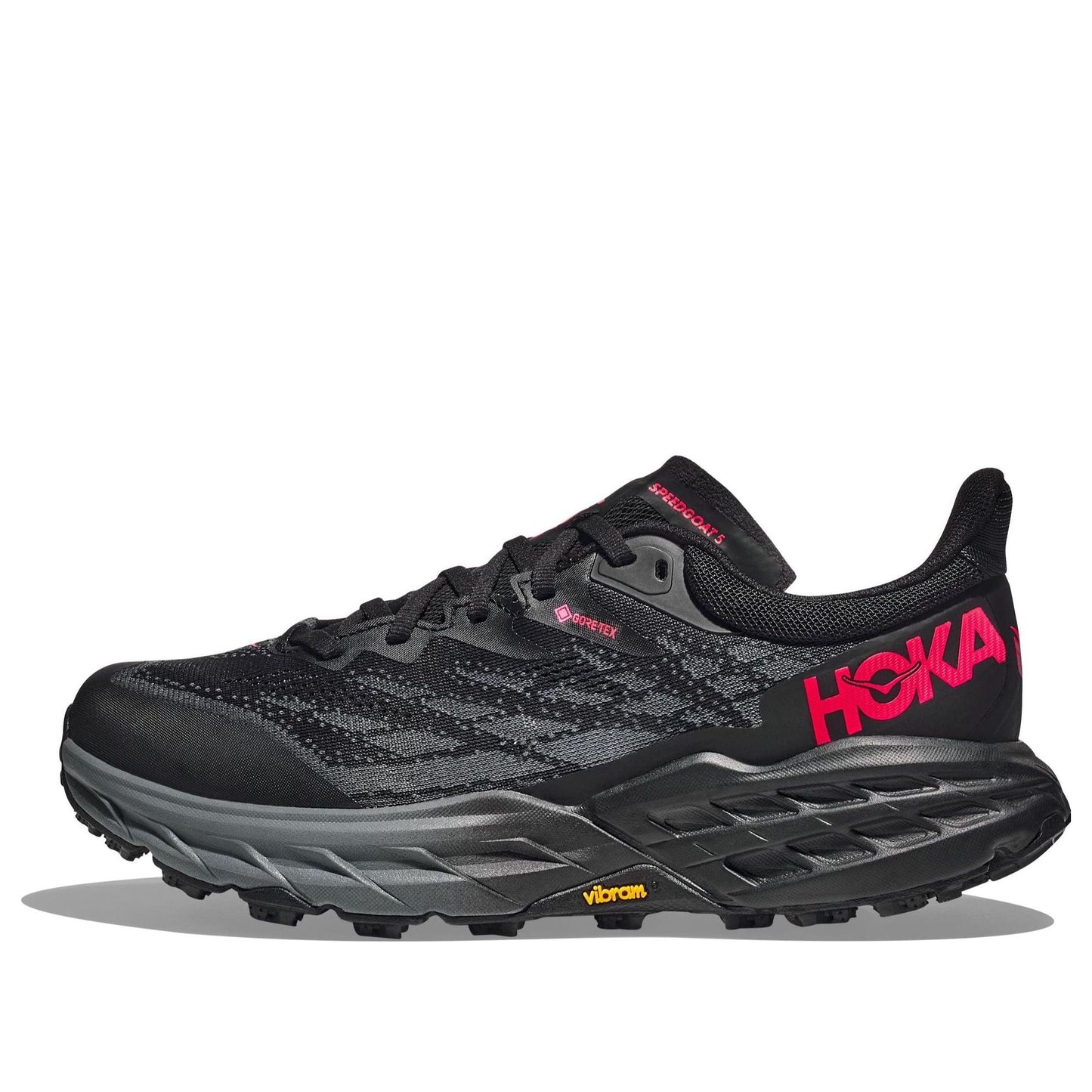 (WMNS) Hothtka ONE ONE Speedgoat 5 GORE-TEX 'Black Red' 1127913-BBLC