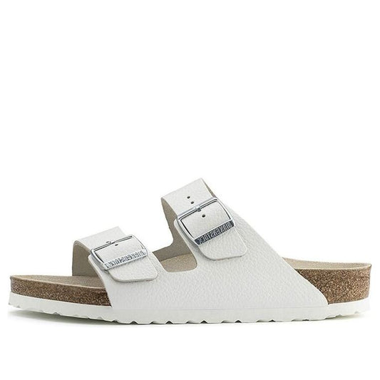 Birkenthtstock Arizona Natural Leather Narrow Fit 'White' 51133