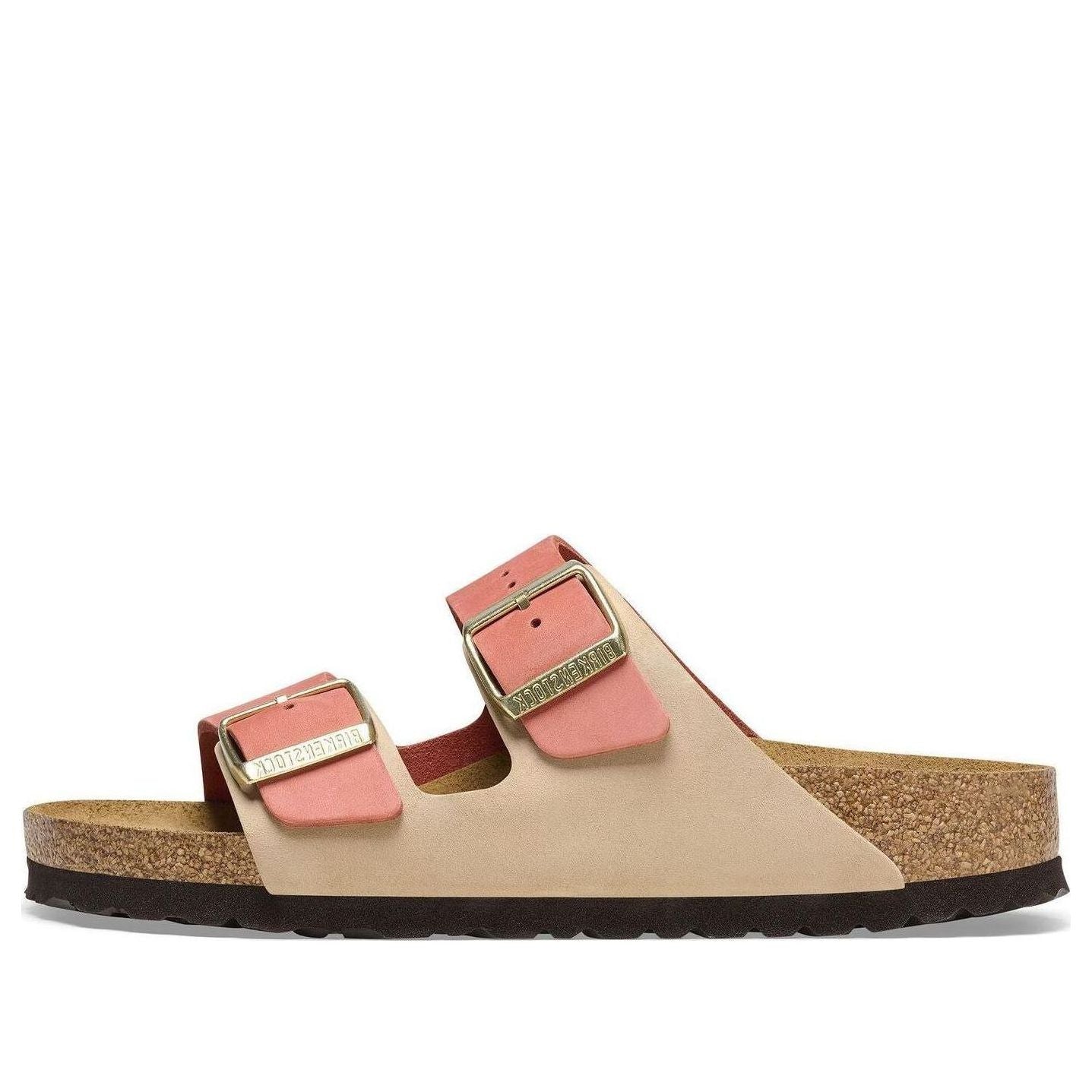 Birkenthtstock Arizona Nubuk Leather Narrow Fit 'Mars Red/ Sandcastle' 1025727