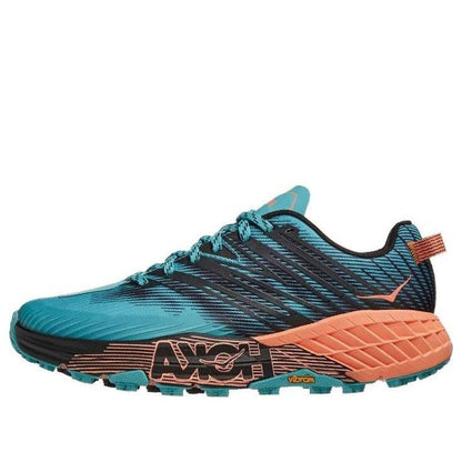(WMNS) Hothtka ONE ONE Speedgoat 4 Low Black/Blue 1106527-ACNT